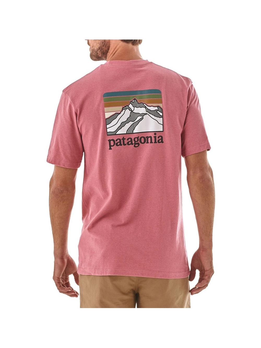 Patagonia Men's Rose Graphic Mountain Short-Sleeve Tee